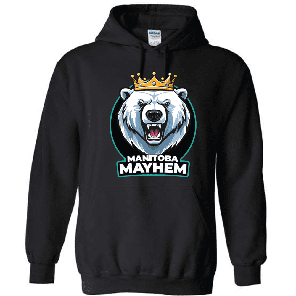 G185 Gildan Heavy Blend 8 oz., 50/50 Hooded Sweatshirt - Black